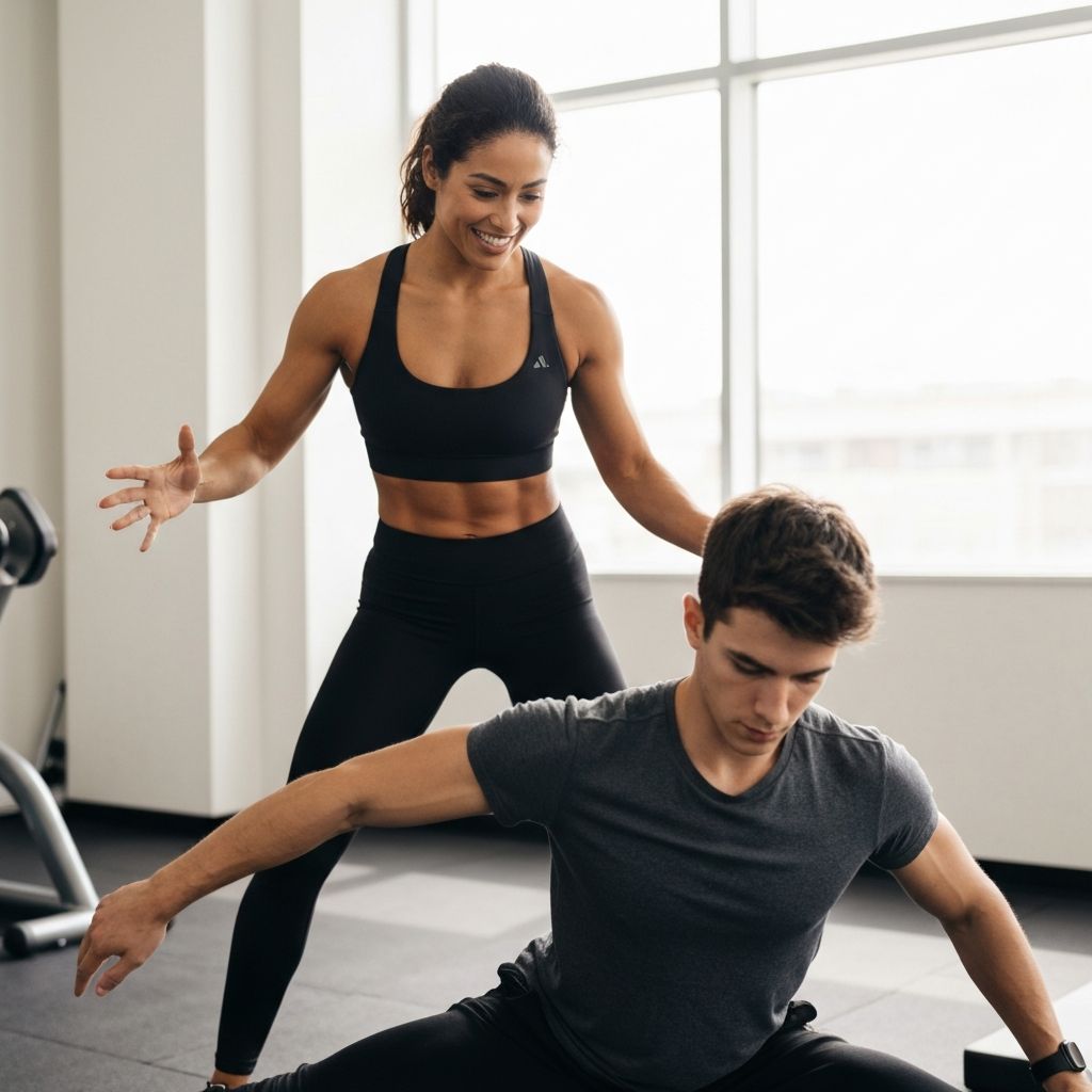 One-on-one movement training session